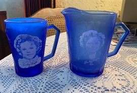 	▪	Shirley Temple Blue Glass Pitcher	 	
	▪	Shirley Temple Blue Glass Mug	 