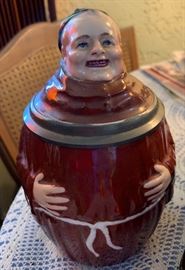 German Lithophane Beer Stein #76 Character Monk	 	
 