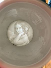 German Lithophane Beer Stein Nun	 	
 