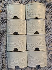 Curved lithophane panels