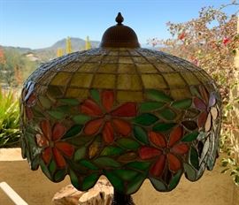 Handel Slag Lamp Antique	 