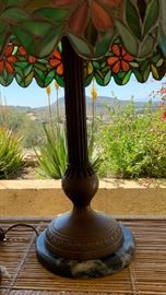 Handel Slag Lamp Antique	 