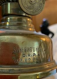 Scherings Hygiene Brass Medical Lantern