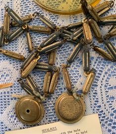 Antique Evil Spirit Necklaces  	