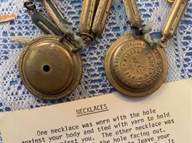 Antique Evil Spirit Necklaces  	