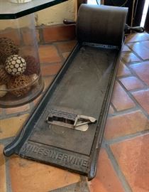 Miles Nervine Lozenge Board CAST IRON Roller	