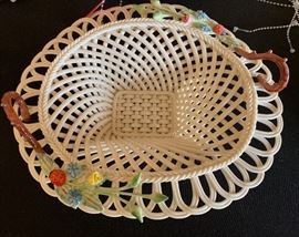 Belleek Collectors Society ladyBug Basket