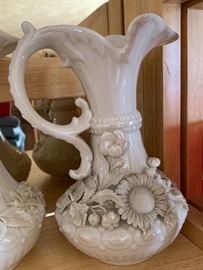 Belleek Aberdeen Pitcher/Ewer 7.5in 2nd mark	 