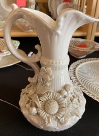 Belleek Aberdeen Pitcher/Ewer 