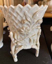 Belleek 3 Footed Branch Vase	