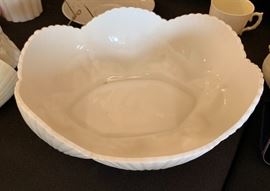 	As-IS Belleek Thistle Shell Coral  bowl	 