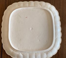 Belleek Spider THORN Large Square Platter	