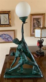 crosa art deco lamp dancing replica Lamp