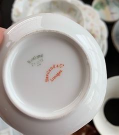 Haviland Limoges Pink Floral China Set of 12	