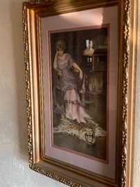 A Love SONG Nikolaki framed Print