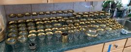 Antique Tiffin Glassware Set 100+ Piece	 