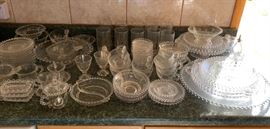 Imperial Candlewick Glassware Set of 95+