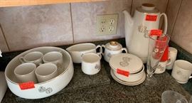 Hall Rx Pharmacy/Medical Dinnerware Set