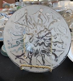 Lalique Dancing Girls Plate	