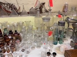Antique Pharmaceutical/ Laboratory Glassware