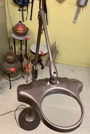 Dazor M-210 Articulating arm Magnifier Lamp Industrial	