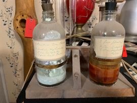 Antique Electric Battery Jar Spark Device