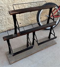 ANTIQUE Cast Iron Chapmans Roll Paper Holder Cutter