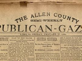 Many Newspaper Ledger Books from the 1800s & 1900s