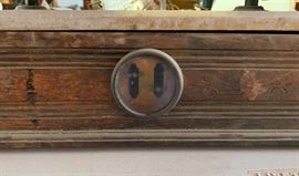 Antique Apothecary Marble/Wood Scale