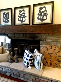 In the Family Room We Have Some Decorator Items, Artwork, Chairs...and "Sit-Arounds"...