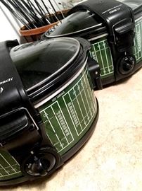 How About These!...Football Themed Hamilton Beach Slow Cookers!...Pulled Chicken...Pulled Pork! Boom!...