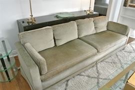 8 foot sofa with Downfilled cushions Nice shape, no smoking, no cats and no Kids $375