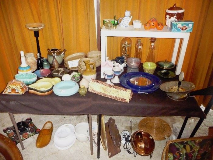 pottery and dishes