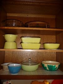 collectable Pyrex ,Etc