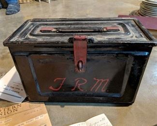 Antique ammo box
