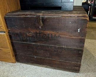 Antique Schottens Coffee crate trunk
