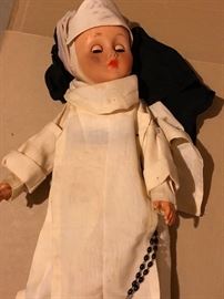 Vintage Nun doll