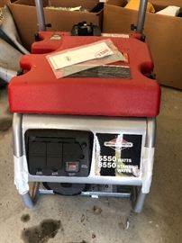 Briggs & Stratton portable generator.  Used only 1 time!