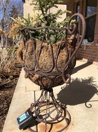 Wrought Iron planters (we have 2)