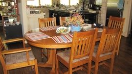 Table & Chairs by Stickley