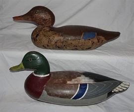 Collection of Wooden Decoys Incl. Perdew