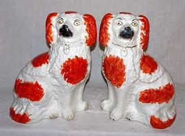 Pair Staffordshire Dogs