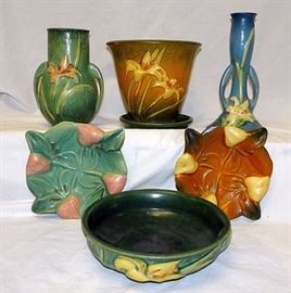 Collection of Roseville Pottery