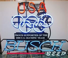 Anheuser Busch Neon Beer Sign