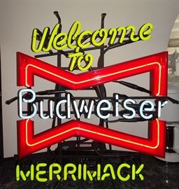 Anheuser Busch Neon Beer Sign
