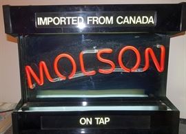 Molson Neon Sign
