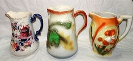 Majolica Pitchers