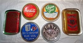 Advertising Paper Weights Incl. Coca Cola, Blanke's Faust Coffee, Etc.