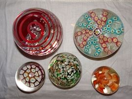 Murano Art Glass Paper Weights