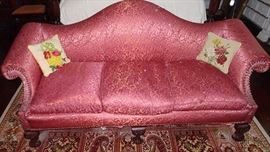 Antique Hump Back Sofa